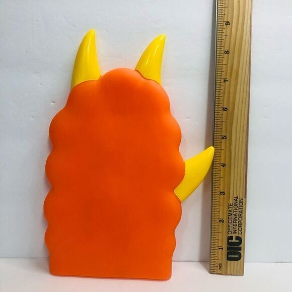 ryan’s world replacement hand toy monster dino orange yellow soft rubber play - Picture 1 of 3